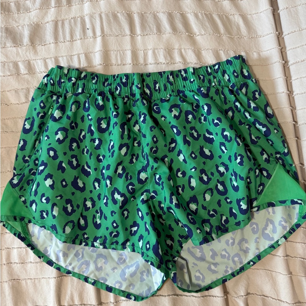 All in Motion Green and Blue Athletic Shorts